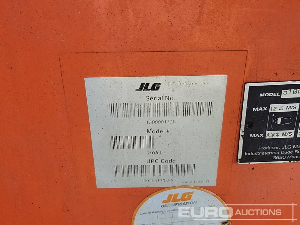 Pracovní plošina JLG 510AJ: obrázek 42