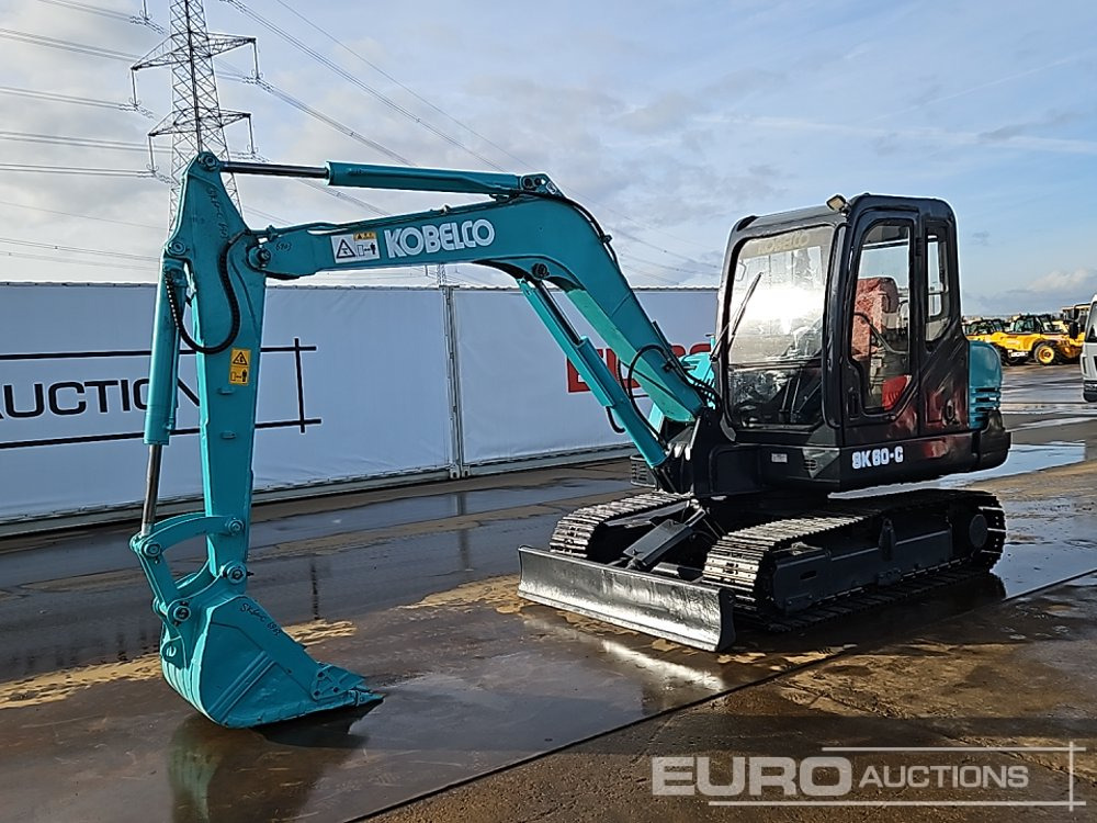 Kobelco SK60-C - Mini rýpadlo: obrázek 1 Kobelco SK60-C - Mini rýpadlo: obrázek 1