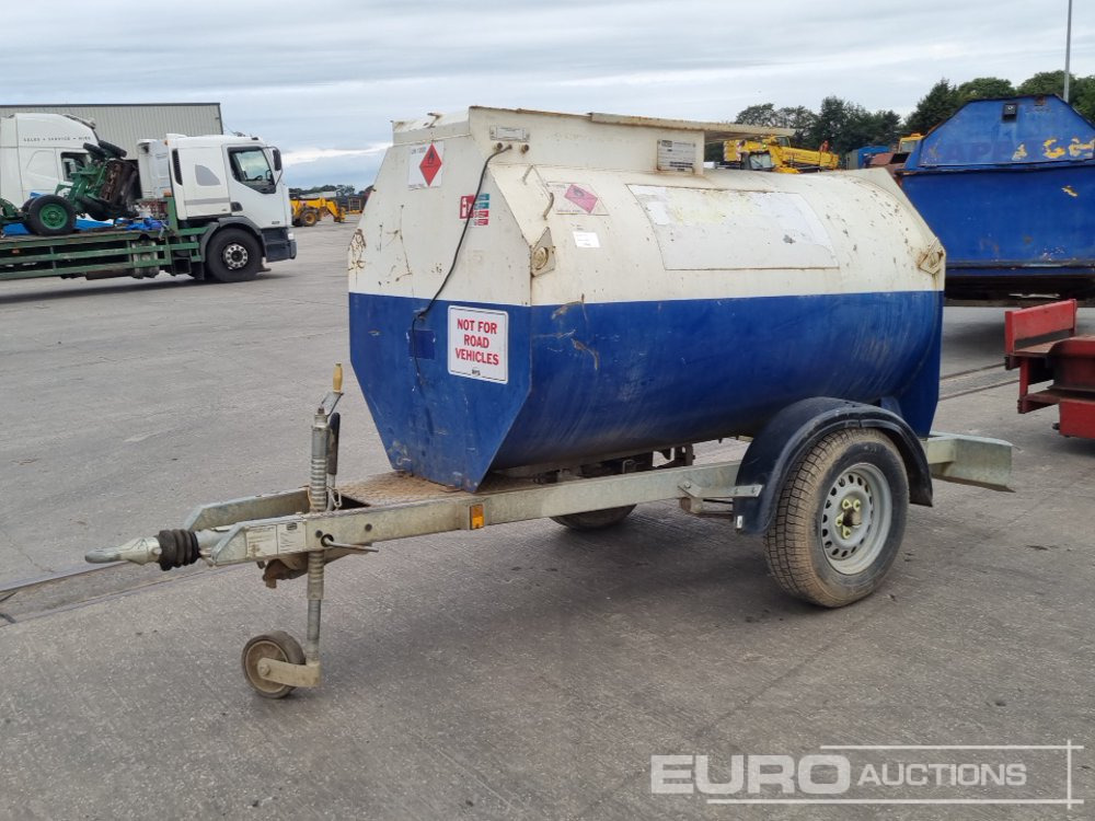 Main 1000 Litre Single Axle Bunded Fuel Bowser, Electric Pump - Skladovací nádrž: obrázek 1 Main 1000 Litre Single Axle Bunded Fuel Bowser, Electric Pump - Skladovací nádrž: obrázek 1