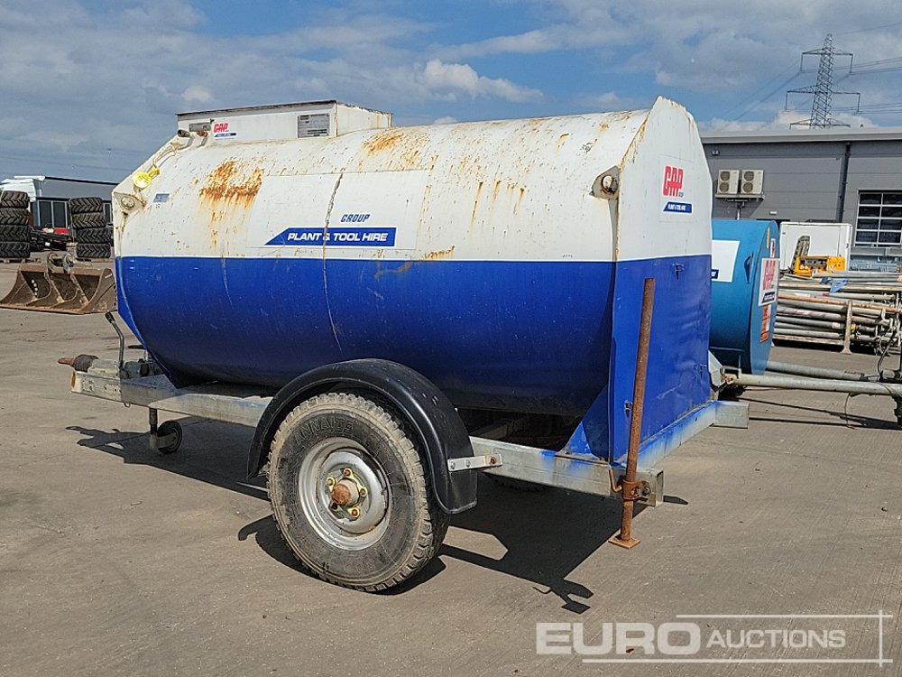 Main Single Axle Bunded 2000 Fuel Bowser, Electric Pump - Skladovací nádrž: obrázek 3 Main Single Axle Bunded 2000 Fuel Bowser, Electric Pump - Skladovací nádrž: obrázek 3