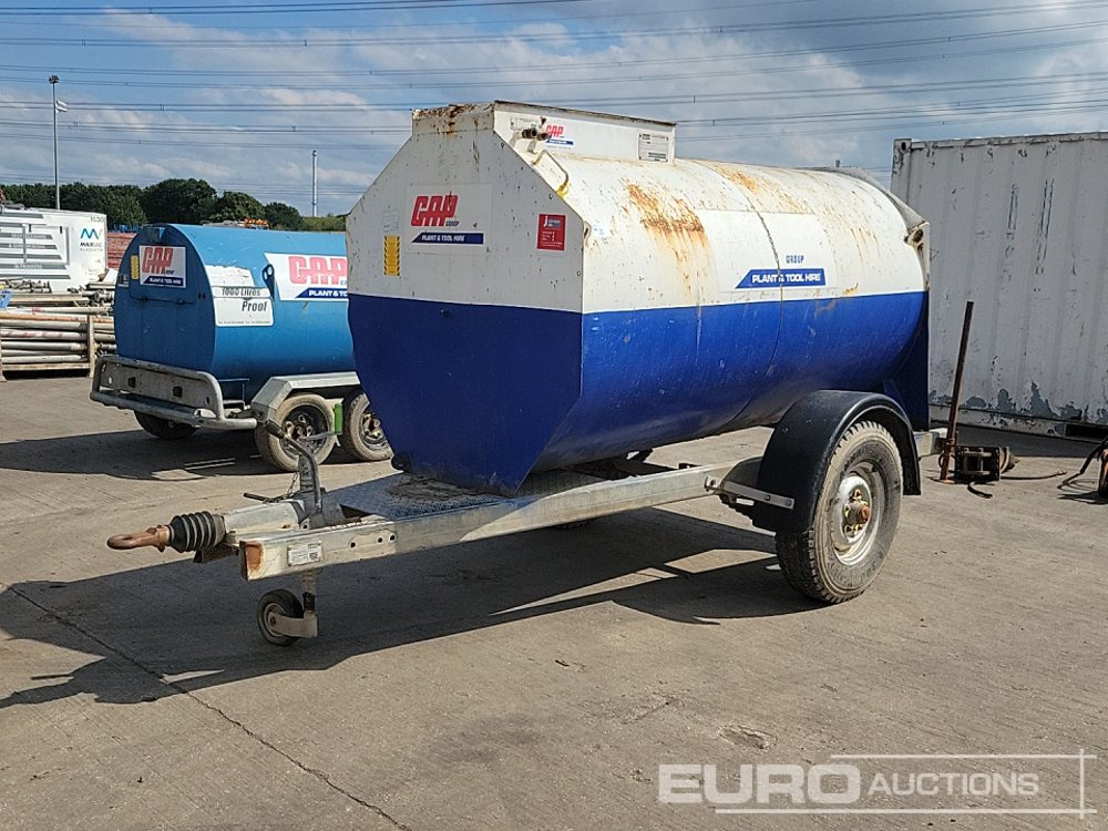 Main Single Axle Bunded 2000 Fuel Bowser, Electric Pump - Skladovací nádrž: obrázek 1 Main Single Axle Bunded 2000 Fuel Bowser, Electric Pump - Skladovací nádrž: obrázek 1
