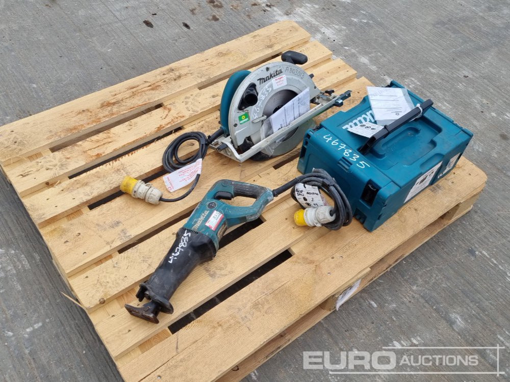 Makita 110Volt Circular Saw, Reciprocating Saw, Battery Powered Drill - Stavební zařízení: obrázek 1 Makita 110Volt Circular Saw, Reciprocating Saw, Battery Powered Drill - Stavební zařízení: obrázek 1