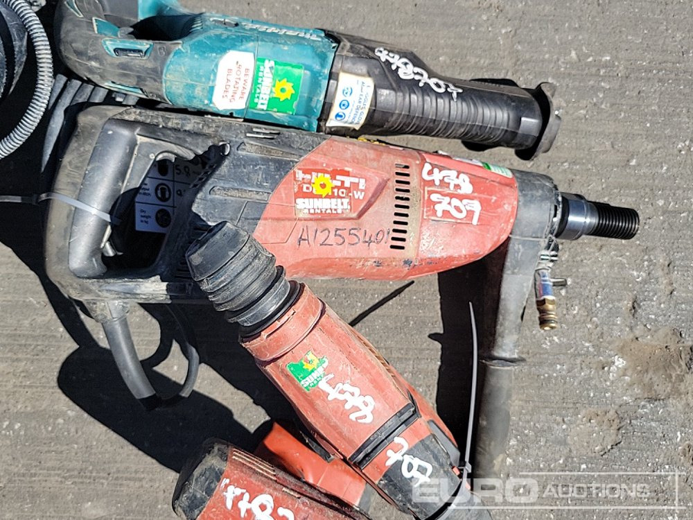 Stavební zařízení Makita Battery Reciprocating Saw, Hilti 110Volt Diamond Core Drill, Hilti Battery Hammer Drill, Hilti Battery Impact Gun, Makita 110Volt Impact Gun, Hilti Battery Drill, Stihl Petrol Backpack Leaf Blo: obrázek 17