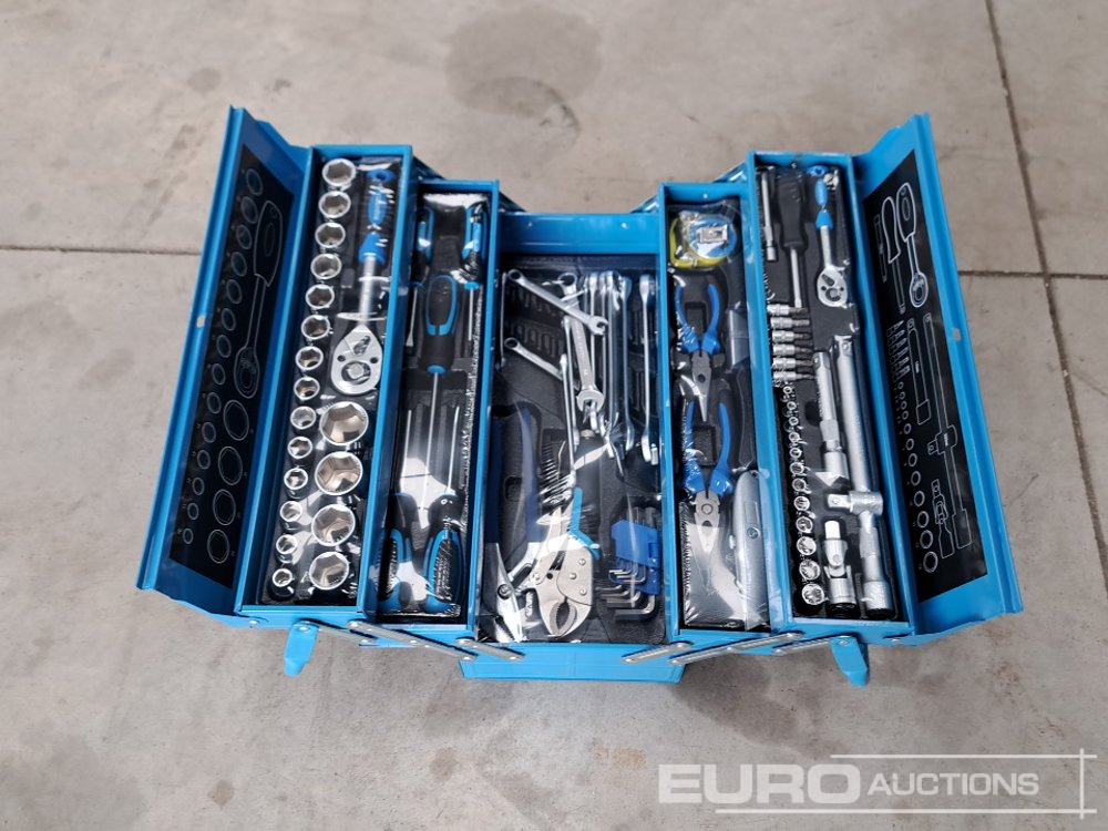 Manarola 85pc, 3 Tier Folding Toolbox, 1/2" Socket Set, Screwdrivers - Vybavení garáže/ Dílny: obrázek 2 Manarola 85pc, 3 Tier Folding Toolbox, 1/2" Socket Set, Screwdrivers - Vybavení garáže/ Dílny: obrázek 2