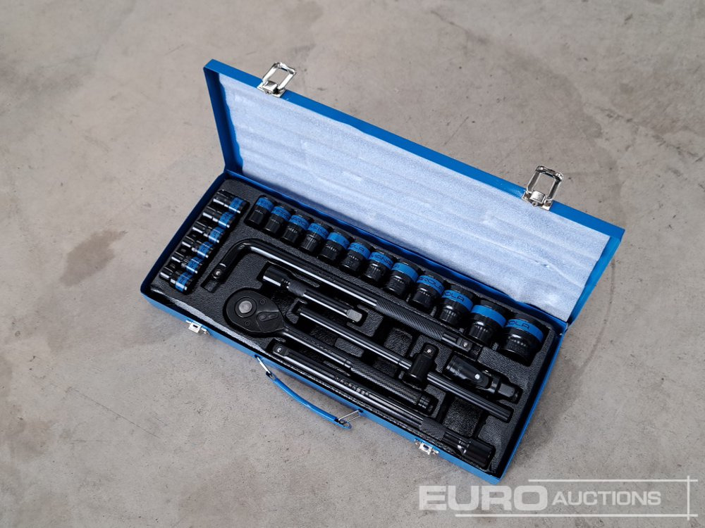 Manorola 24pc, 1/2" Impact Socket and Ratchet Set - Vybavení garáže/ Dílny: obrázek 1 Manorola 24pc, 1/2" Impact Socket and Ratchet Set - Vybavení garáže/ Dílny: obrázek 1