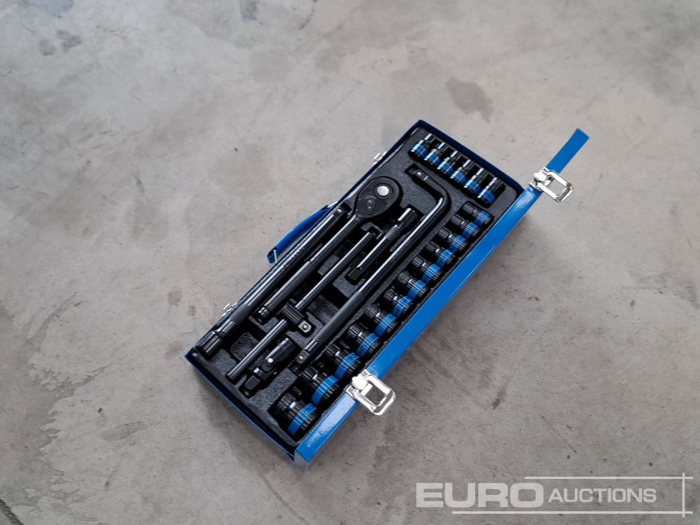 Manorola 24pc, 1/2" Impact Socket and Ratchet Set - Vybavení garáže/ Dílny: obrázek 3 Manorola 24pc, 1/2" Impact Socket and Ratchet Set - Vybavení garáže/ Dílny: obrázek 3