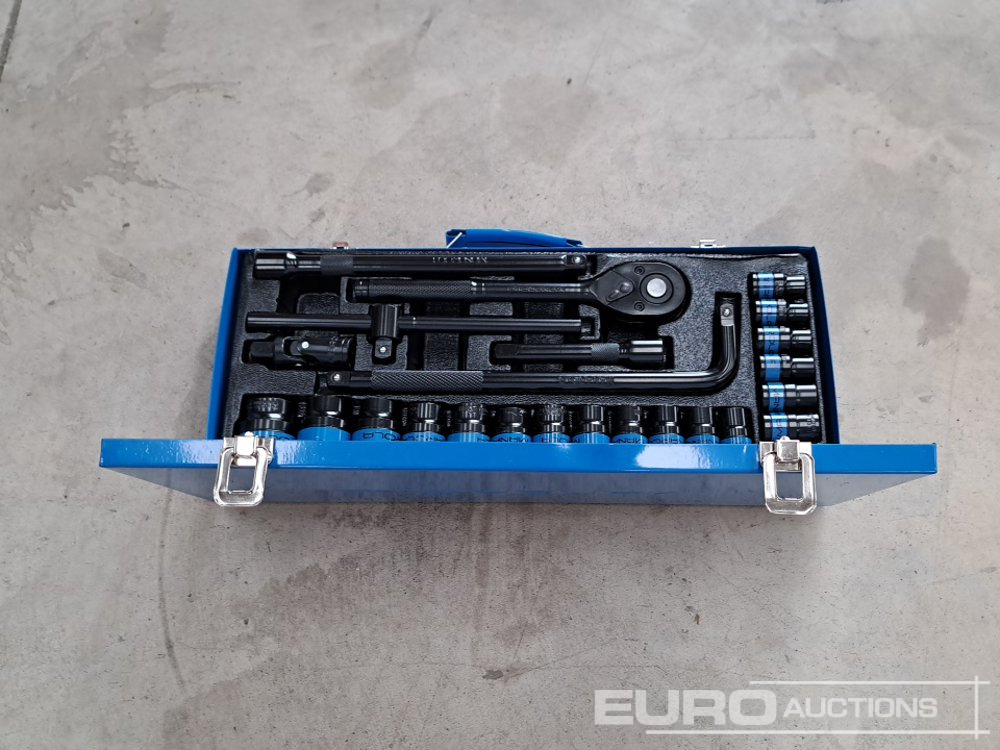 Manorola 24pc, 1/2" Impact Socket and Ratchet Set - Vybavení garáže/ Dílny: obrázek 4 Manorola 24pc, 1/2" Impact Socket and Ratchet Set - Vybavení garáže/ Dílny: obrázek 4