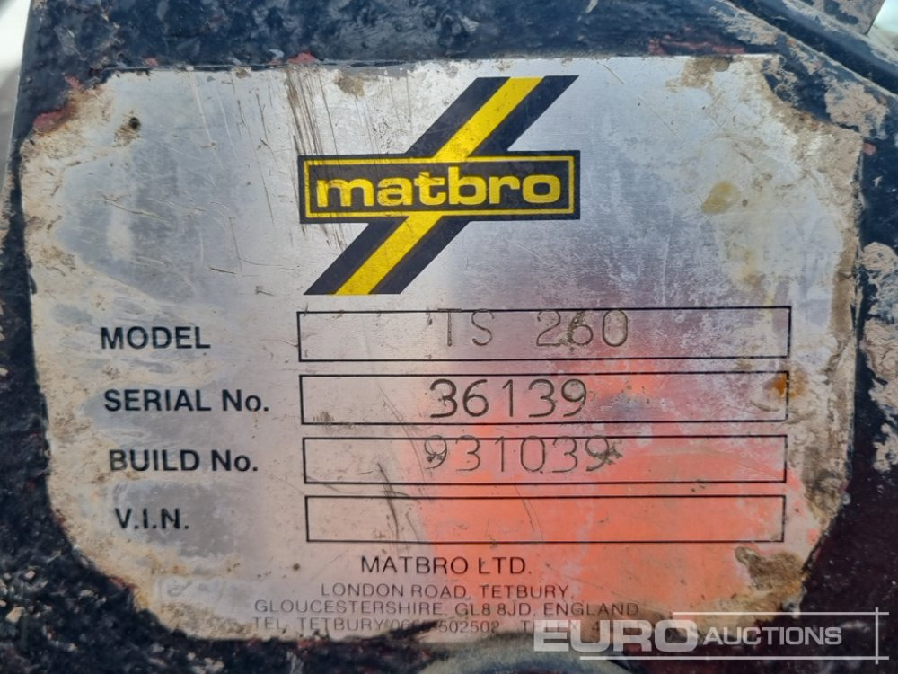 Teleskopický manipulátor Matbro TS260: obrázek 30