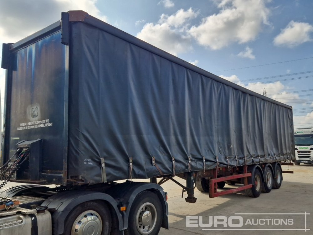 Montracon Tri Axle Curtainsider Trailer - Plachtový návěs: obrázek 1 Montracon Tri Axle Curtainsider Trailer - Plachtový návěs: obrázek 1