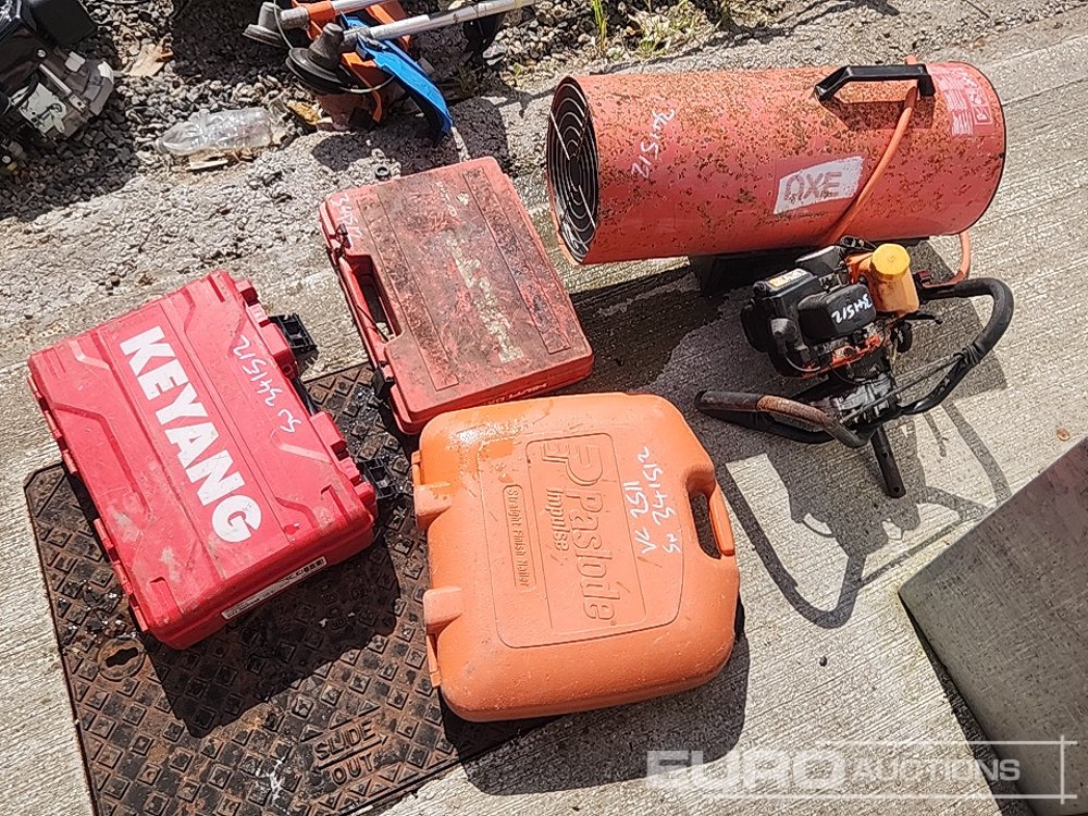 Paslode Nail Gun, Gas Heater, Hilti Nailer, Keyang Breaker, Tanaka Petrol Drive Unit (5 of) - Stavební zařízení: obrázek 1 Paslode Nail Gun, Gas Heater, Hilti Nailer, Keyang Breaker, Tanaka Petrol Drive Unit (5 of) - Stavební zařízení: obrázek 1