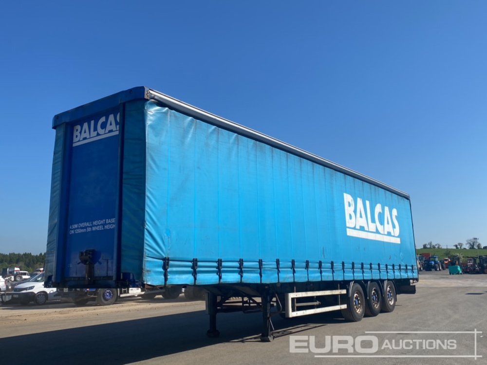 SDC 45' Tri Axle Curtainsider Trailer - Plachtový návěs: obrázek 1 SDC 45' Tri Axle Curtainsider Trailer - Plachtový návěs: obrázek 1