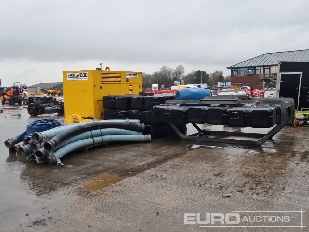 Selwood Hydraulic Pump, Iveco Engine, 6" Hydraulic Submersible Waterpump & Hoses, Pallet of Lay Flat Hoses, Pallet of 6" Hoses, Flotation Pontoon & Floats - Čerpadlo na vodu: obrázek 3 Selwood Hydraulic Pump, Iveco Engine, 6" Hydraulic Submersible Waterpump & Hoses, Pallet of Lay Flat Hoses, Pallet of 6" Hoses, Flotation Pontoon & Floats - Čerpadlo na vodu: obrázek 3