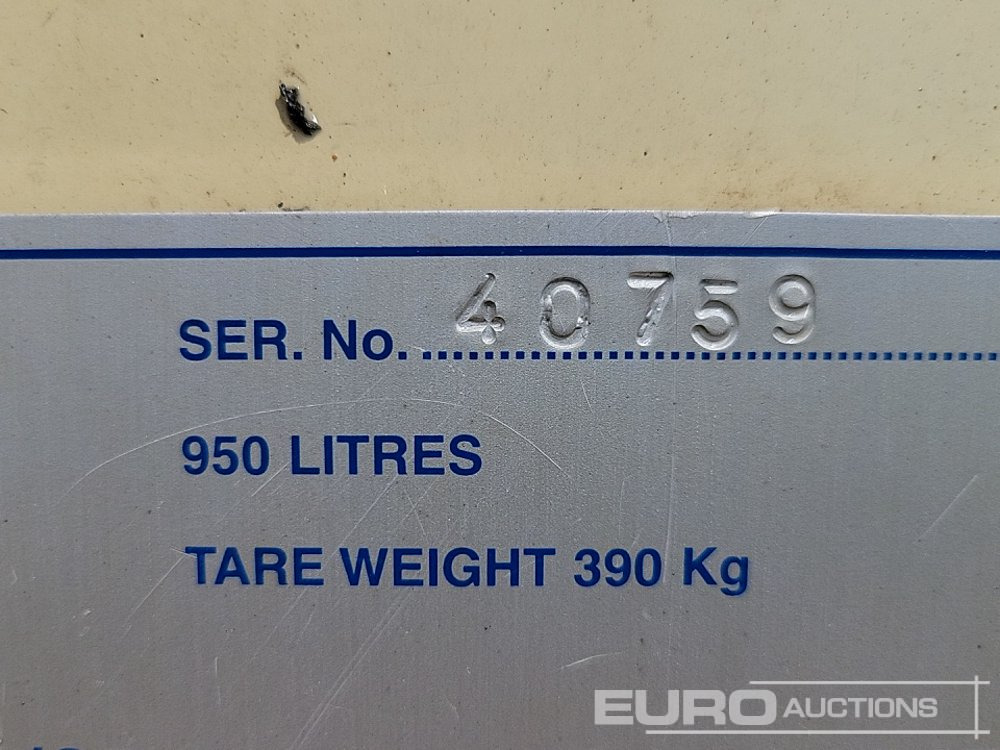 Skladovací nádrž Trailer Engineering 950 Litre: obrázek 13