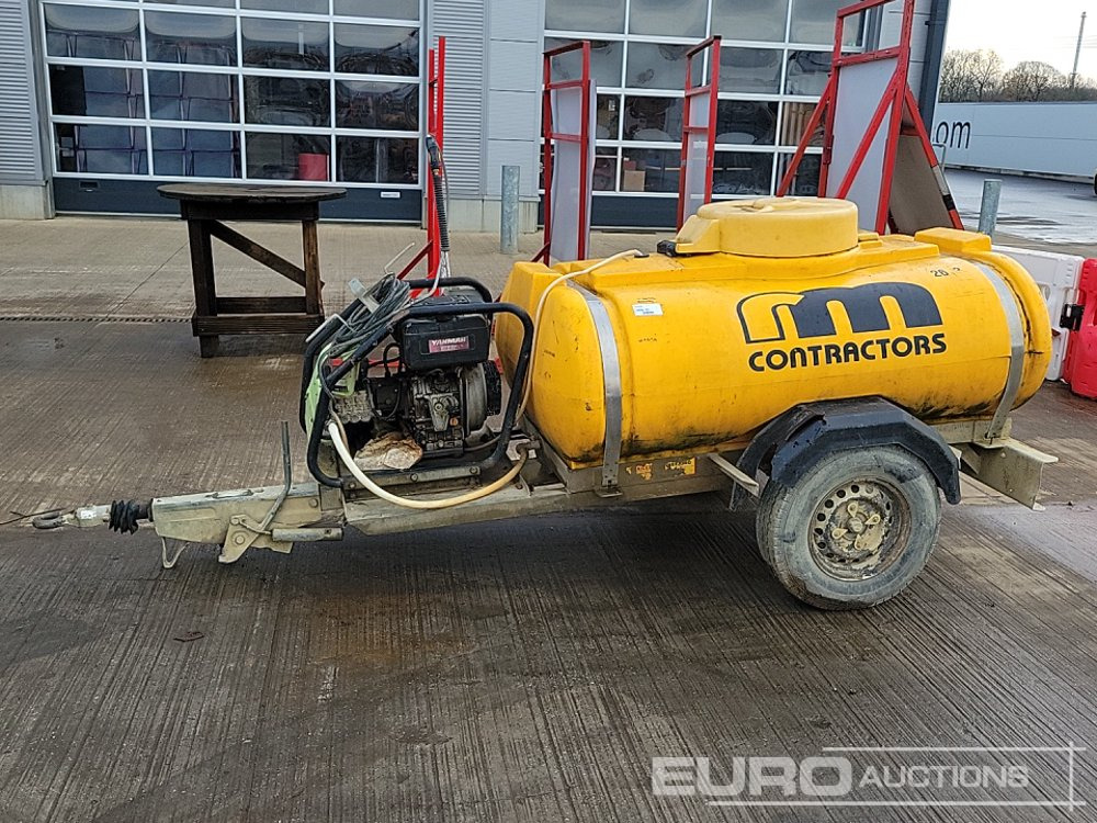 Trailer Engineering Single Axle Plastic Water Bowser, Yanmar Pressure Washer - Vapka: obrázek 2 Trailer Engineering Single Axle Plastic Water Bowser, Yanmar Pressure Washer - Vapka: obrázek 2