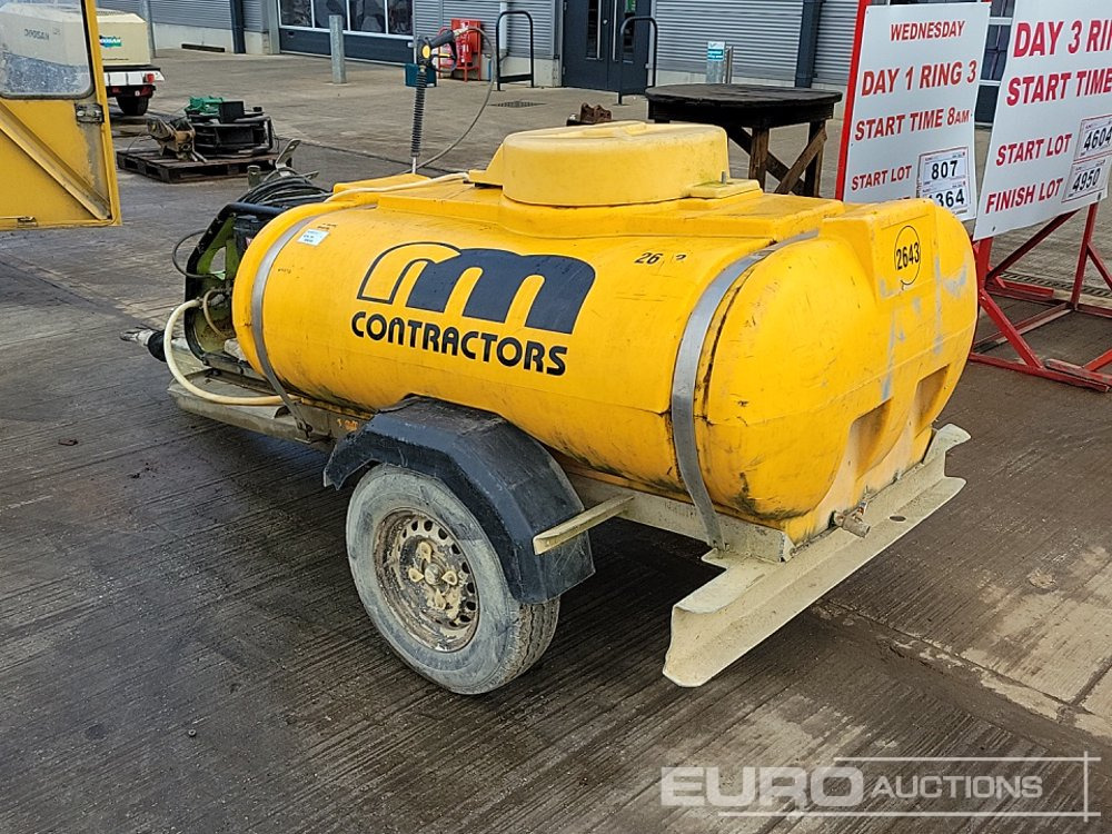 Trailer Engineering Single Axle Plastic Water Bowser, Yanmar Pressure Washer - Vapka: obrázek 3 Trailer Engineering Single Axle Plastic Water Bowser, Yanmar Pressure Washer - Vapka: obrázek 3