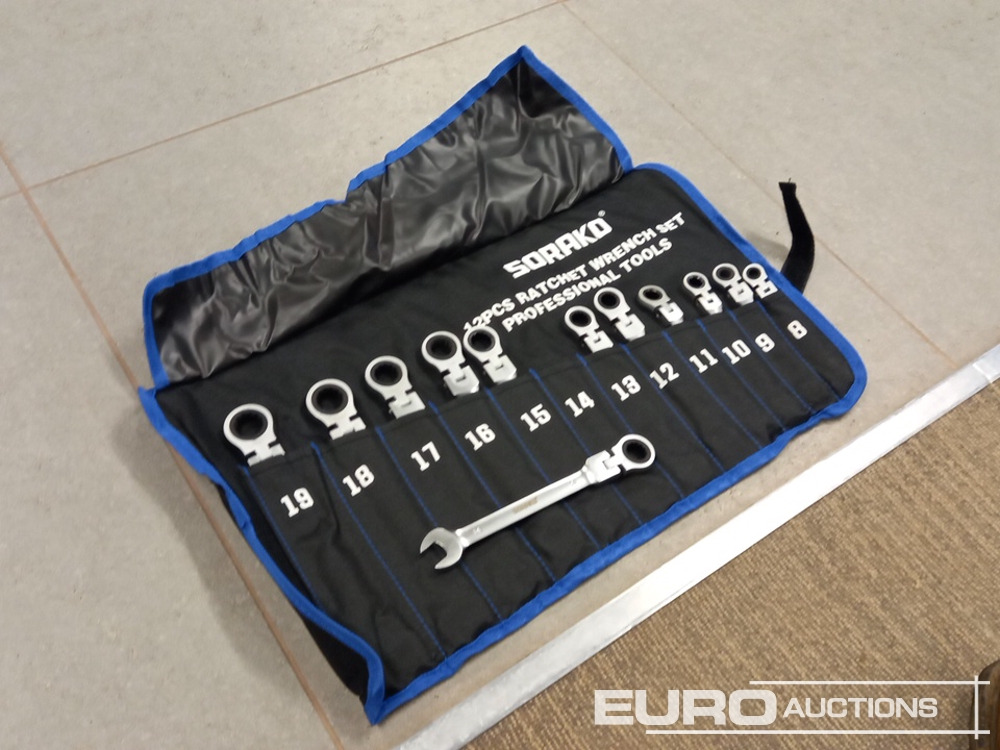 Unused 12pcs Flexible Ratchet Spanner Set, 8-19 mm - Vybavení garáže/ Dílny: obrázek 2 Unused 12pcs Flexible Ratchet Spanner Set, 8-19 mm - Vybavení garáže/ Dílny: obrázek 2