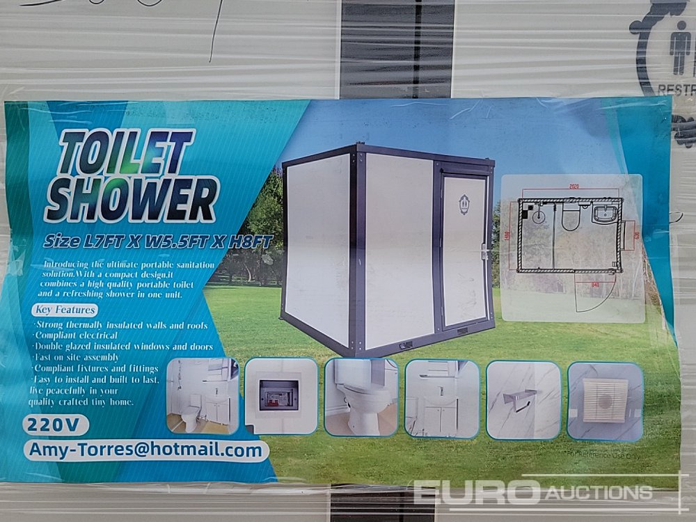 Lodní kontejner Unused 2025 220V Portable Toilets, Shower (Cannot Be Reconsigned): obrázek 32