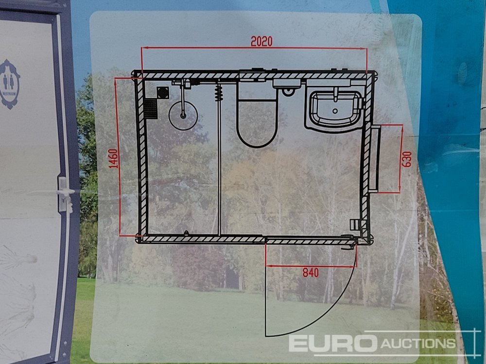 Lodní kontejner Unused 2025 220V Portable Toilets, Shower (Cannot Be Reconsigned): obrázek 33
