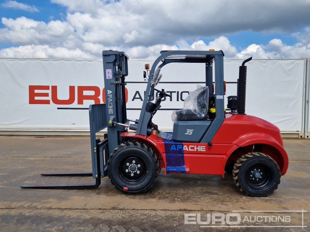Unused 2025 Apache CPCD35 Diesel Rough Terrain Forklift, 2 Stage Mast, Sideshift - Vysokozdvižný vozík terénní: obrázek 4 Unused 2025 Apache CPCD35 Diesel Rough Terrain Forklift, 2 Stage Mast, Sideshift - Vysokozdvižný vozík terénní: obrázek 4