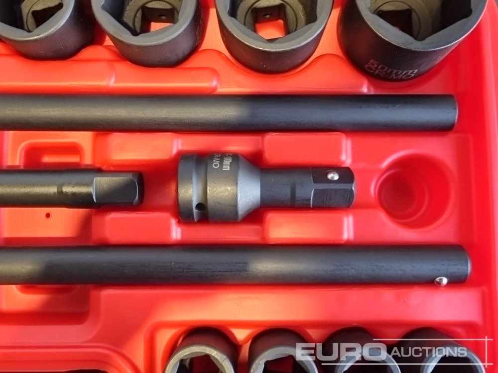 Unused 2025 Boss 3/4" 21pc Heavy Duty Pneumatic Socket Set, 4" Connecting Rod, 8" Connecting Rod, Quick Ratchet Wrench, 20" Sliding Rod - Vybavení garáže/ Dílny: obrázek 4 Unused 2025 Boss 3/4" 21pc Heavy Duty Pneumatic Socket Set, 4" Connecting Rod, 8" Connecting Rod, Quick Ratchet Wrench, 20" Sliding Rod - Vybavení garáže/ Dílny: obrázek 4