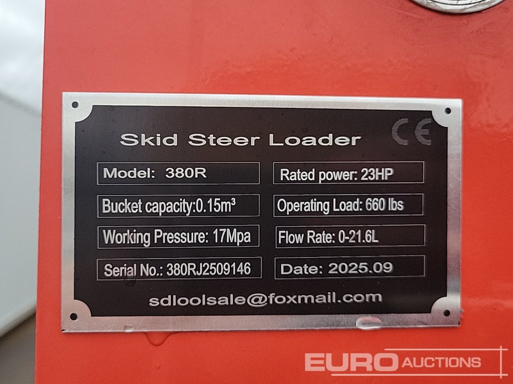 Unused 2025 Captok CK380R - Smykový nakladač: obrázek 1 Unused 2025 Captok CK380R - Smykový nakladač: obrázek 1