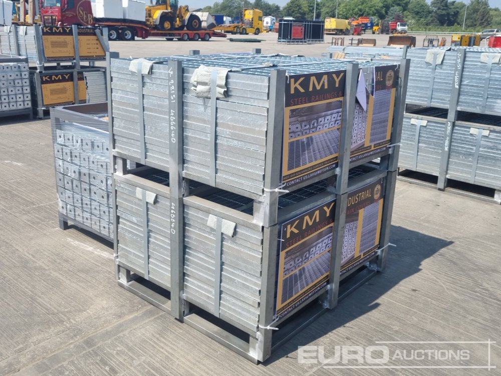 Unused 2025 KMY INDUSTRIAL Steel Grating (2 of), Stillage of Metal Fencng Posts - Stavební zařízení: obrázek 5 Unused 2025 KMY INDUSTRIAL Steel Grating (2 of), Stillage of Metal Fencng Posts - Stavební zařízení: obrázek 5