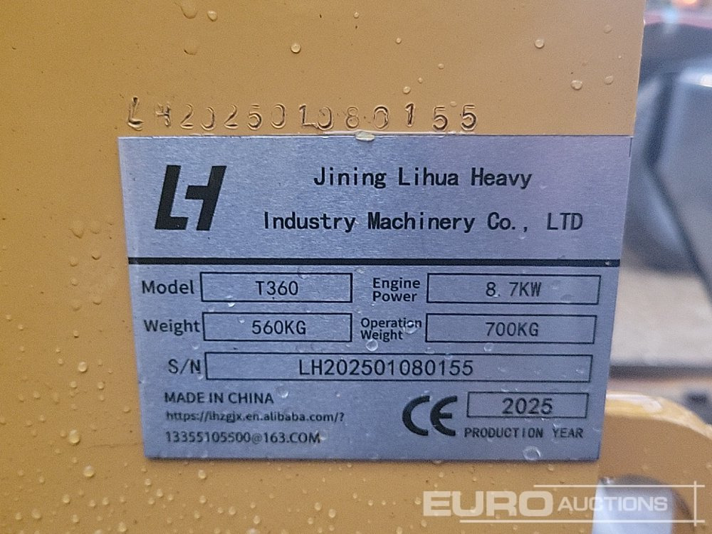 Unused 2025 LIHUA T360 - Smykový nakladač: obrázek 1 Unused 2025 LIHUA T360 - Smykový nakladač: obrázek 1