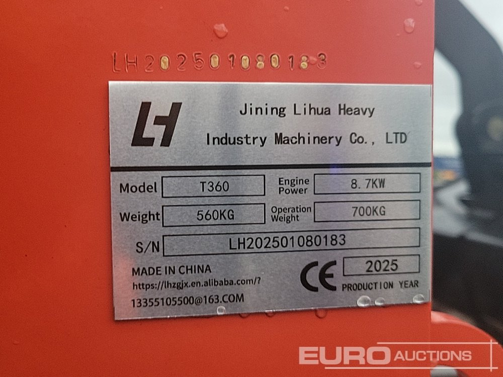 Unused 2025 LIHUA T360 - Smykový nakladač: obrázek 1 Unused 2025 LIHUA T360 - Smykový nakladač: obrázek 1