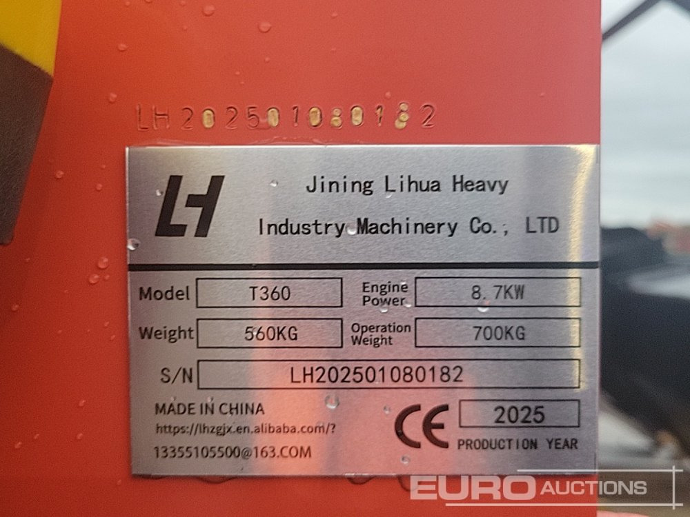 Unused 2025 LIHUA T360 - Smykový nakladač: obrázek 1 Unused 2025 LIHUA T360 - Smykový nakladač: obrázek 1