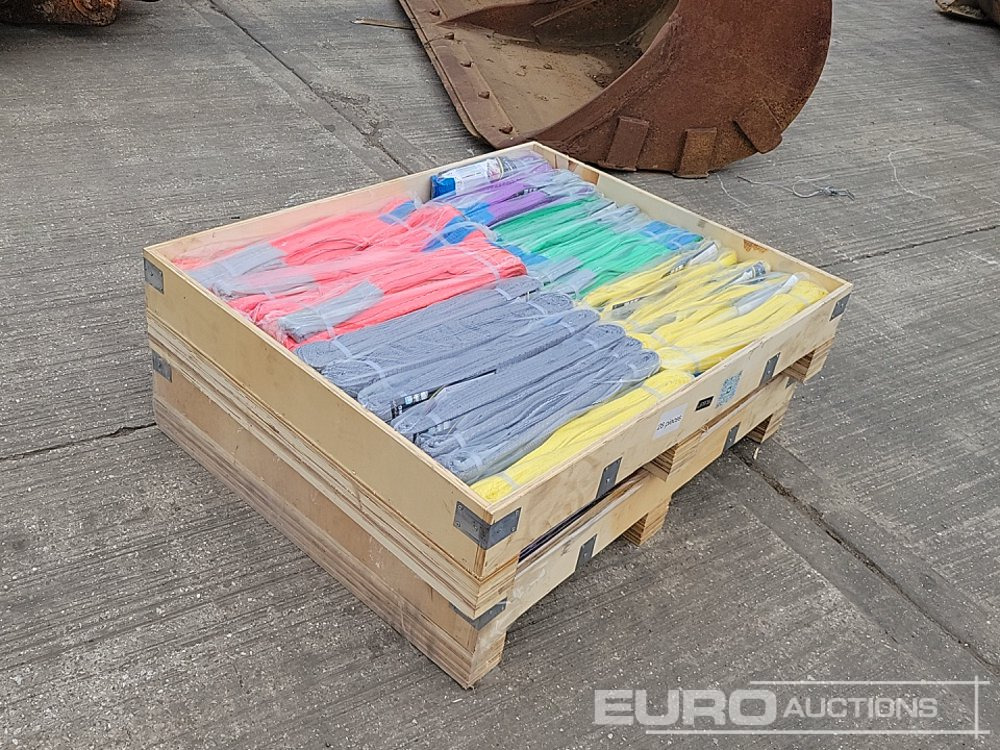 Unused 2025 Pallet of Lifting Slings - Stavební zařízení: obrázek 1 Unused 2025 Pallet of Lifting Slings - Stavební zařízení: obrázek 1