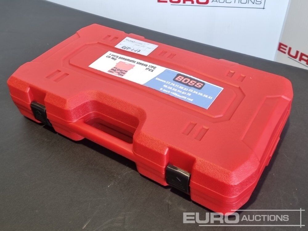 Unused 2026 Boss 1" 17pc Pneumatic Socket Set, 8" Extension Rod - Vybavení garáže/ Dílny: obrázek 4 Unused 2026 Boss 1" 17pc Pneumatic Socket Set, 8" Extension Rod - Vybavení garáže/ Dílny: obrázek 4