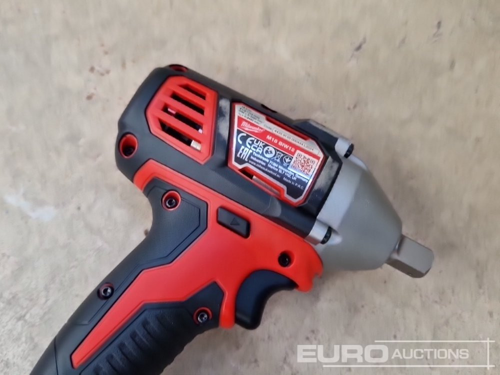 Stavební zařízení Unused Milwaukee M18 1/2 Cordless Impact Wrench (Body Only): obrázek 10