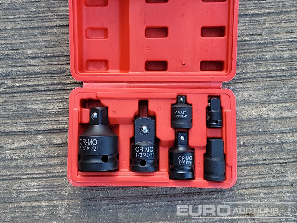 Unused Solid X Impact Socket Adaptiors (6 Piece Set) - Stavební zařízení: obrázek 1 Unused Solid X Impact Socket Adaptiors (6 Piece Set) - Stavební zařízení: obrázek 1