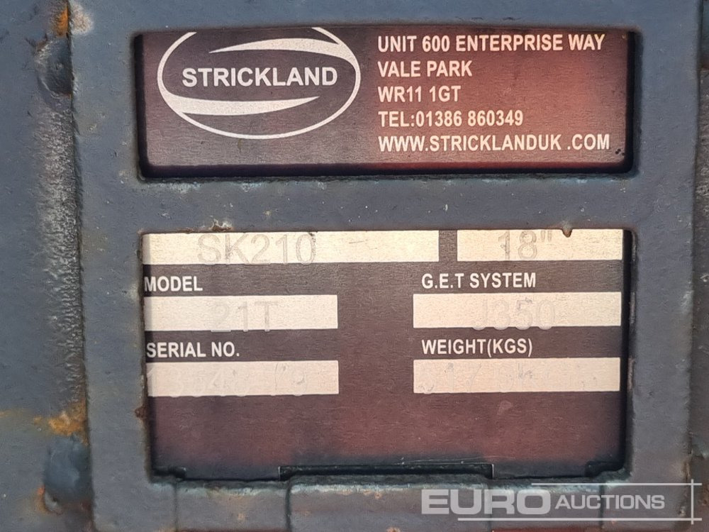 Nový Lžíce Unused Strickland 18" Digging Bucket 80mm Pin to suit 20 Ton Excavator: obrázek 13