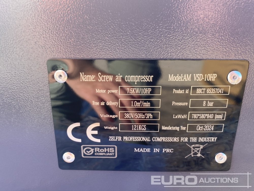 Mobilní kompresor Unused Zelfir VSD-10HP: obrázek 22