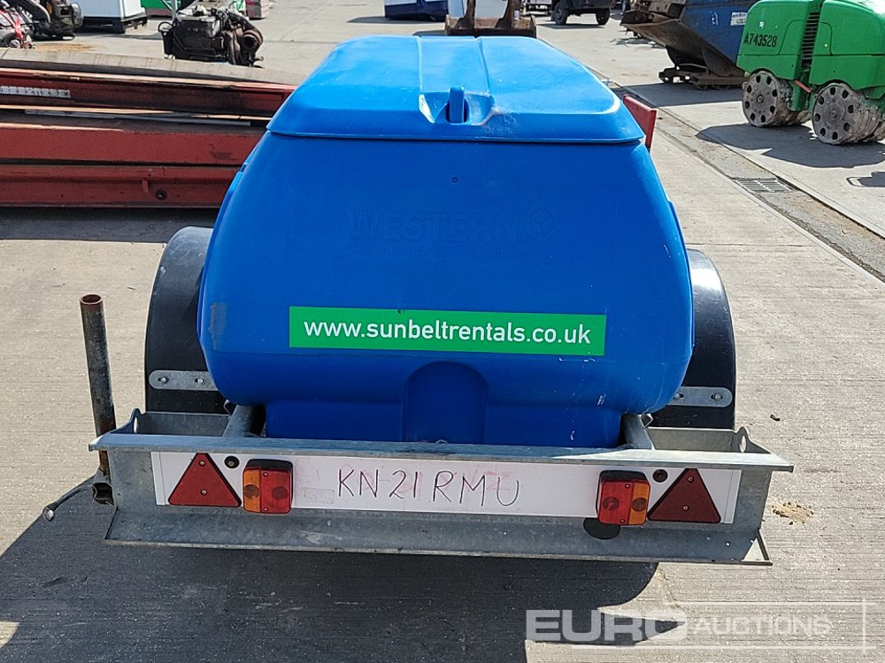 Western Single Axle Plastic Water Bowser - Skladovací nádrž: obrázek 4 Western Single Axle Plastic Water Bowser - Skladovací nádrž: obrázek 4