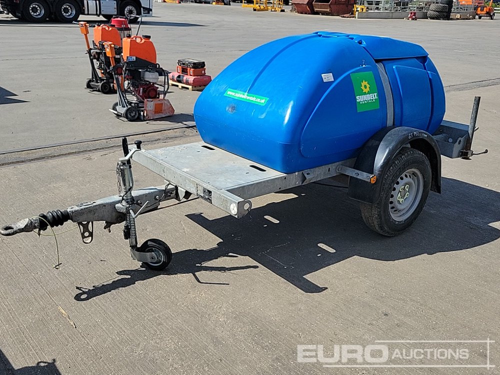 Western Single Axle Plastic Water Bowser - Skladovací nádrž: obrázek 1 Western Single Axle Plastic Water Bowser - Skladovací nádrž: obrázek 1