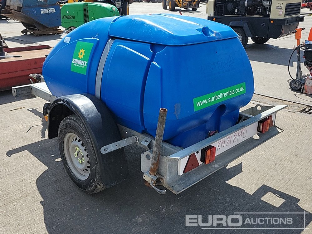 Western Single Axle Plastic Water Bowser - Skladovací nádrž: obrázek 3 Western Single Axle Plastic Water Bowser - Skladovací nádrž: obrázek 3