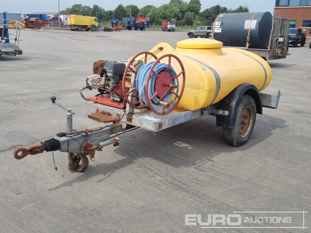 Western Trailers Single Axle Plastic Water Bowser, Honda Pressure Washer - Vapka: obrázek 1 Western Trailers Single Axle Plastic Water Bowser, Honda Pressure Washer - Vapka: obrázek 1