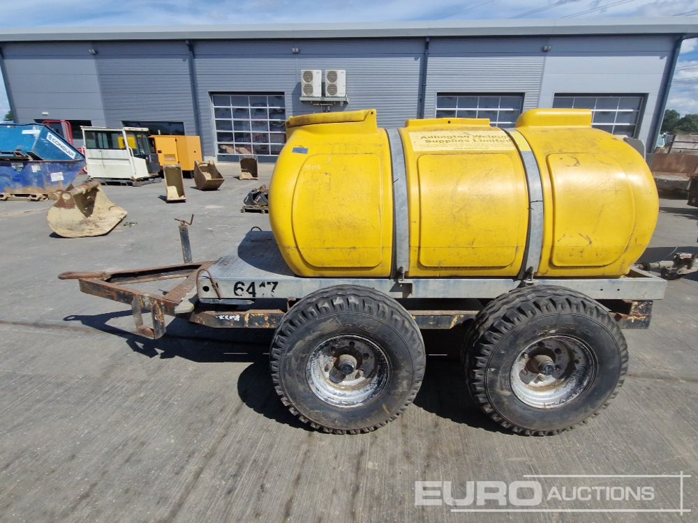 Western Twin Axle Plastic Water Bowser - Skladovací nádrž: obrázek 2 Western Twin Axle Plastic Water Bowser - Skladovací nádrž: obrázek 2
