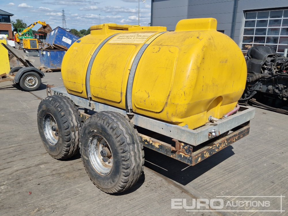 Western Twin Axle Plastic Water Bowser - Skladovací nádrž: obrázek 3 Western Twin Axle Plastic Water Bowser - Skladovací nádrž: obrázek 3