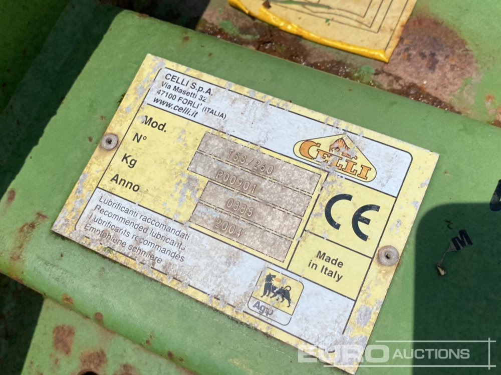 Zemědělská technika 2004 Celli TSS/260 PTO Driven Mulcher: obrázek 21