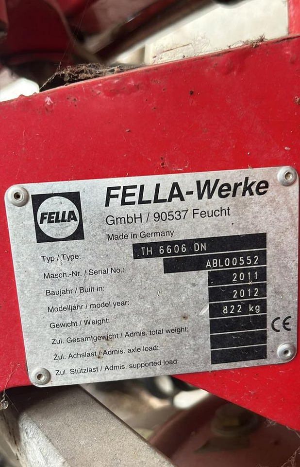 Voltafieno usato Fella TH6606 - Obraceč/ Shrnovač: obrázek 2 Voltafieno usato Fella TH6606 - Obraceč/ Shrnovač: obrázek 2