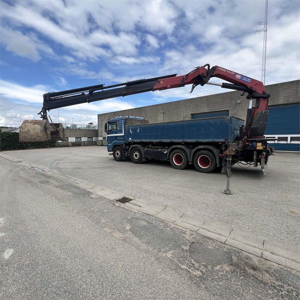 Auto s hydraulickou rukou, Nákladní automobil valníkový/ Plošinový MAN TGS 35.510 8x4 BL: obrázek 13