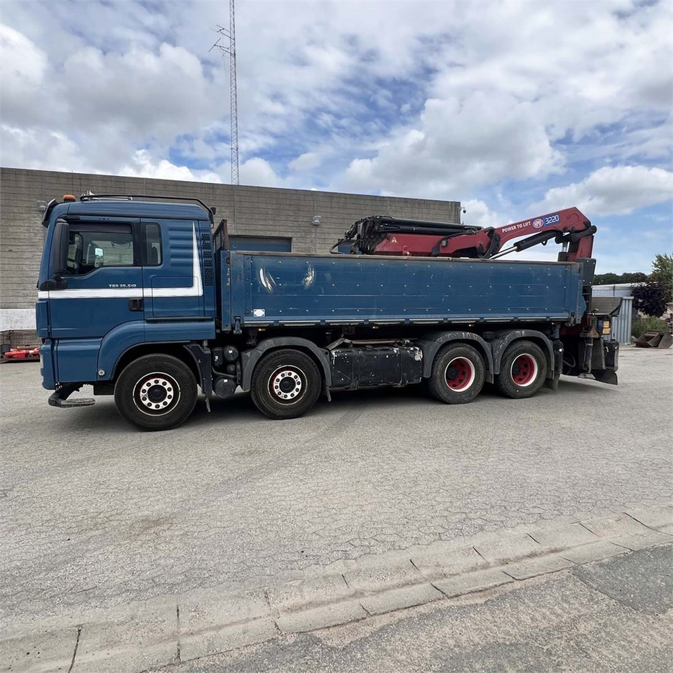 Auto s hydraulickou rukou, Nákladní automobil valníkový/ Plošinový MAN TGS 35.510 8x4 BL: obrázek 7