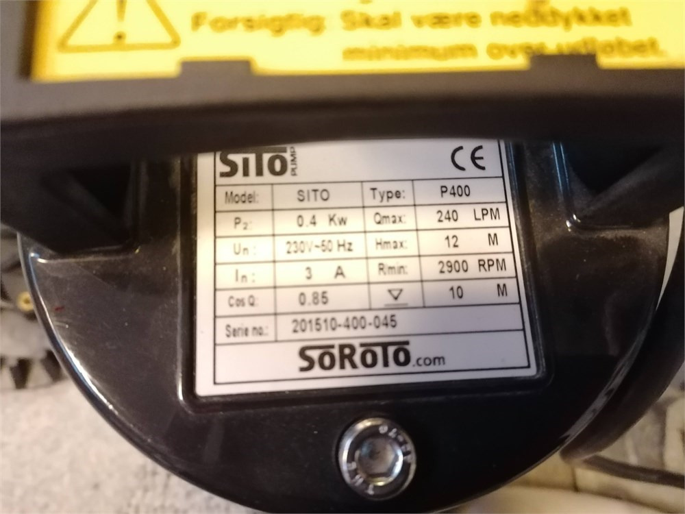 Soroto SITO-P400 Combi - Čerpadlo na vodu: obrázek 2 Soroto SITO-P400 Combi - Čerpadlo na vodu: obrázek 2