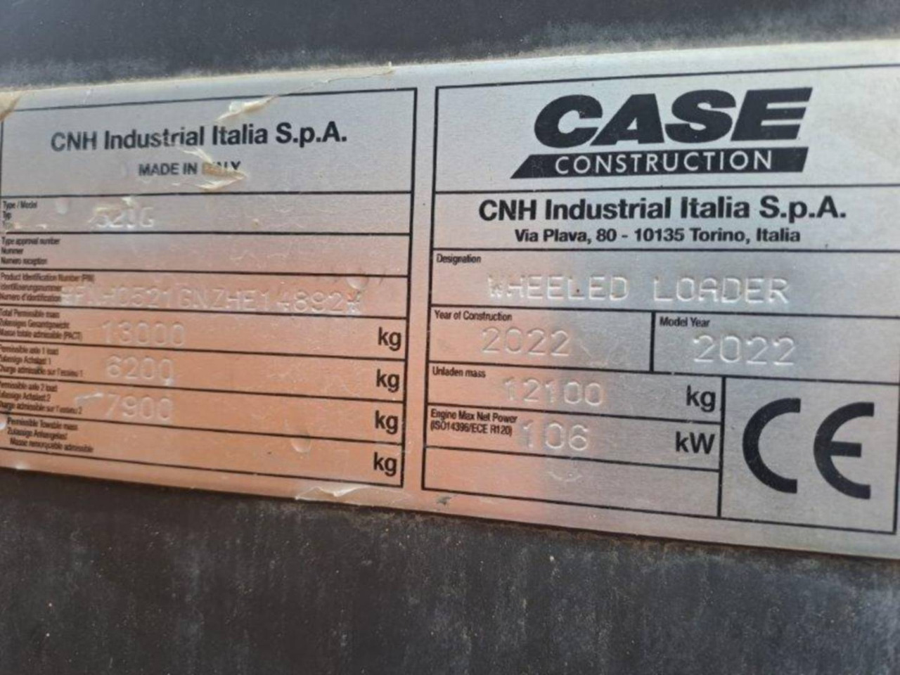 Kolový nakladač CASE 521 GXR: obrázek 6