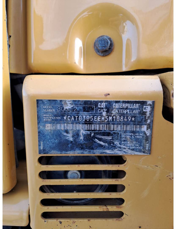 CAT 305E2 - Pásové rýpadlo: obrázek 5 CAT 305E2 - Pásové rýpadlo: obrázek 5