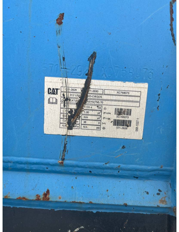 CAT CW20S/HD/1200MM/760L - Lžíce na bagr: obrázek 2 CAT CW20S/HD/1200MM/760L - Lžíce na bagr: obrázek 2