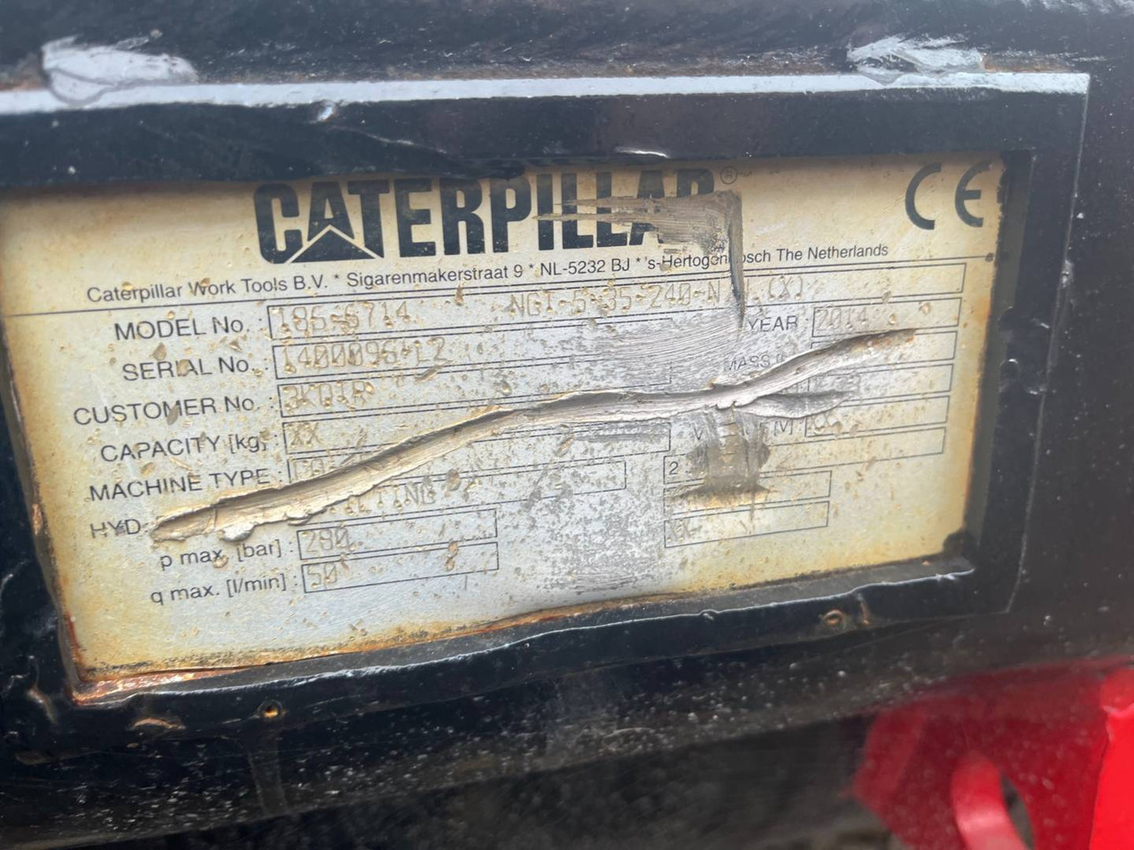 CAT GODET TILT/CW45S/2400MM - Lžíce na bagr: obrázek 2 CAT GODET TILT/CW45S/2400MM - Lžíce na bagr: obrázek 2